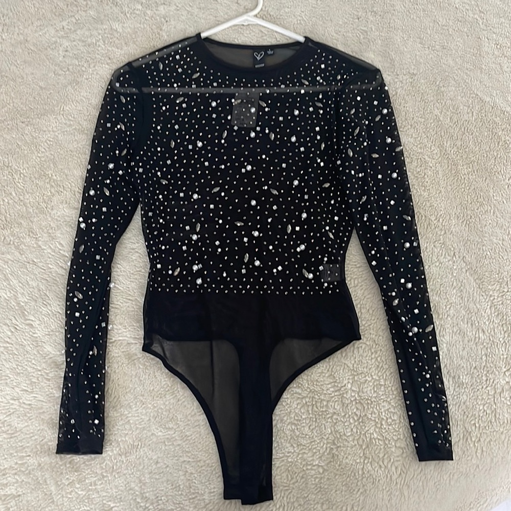 Rinestone Windsor Bodysuit